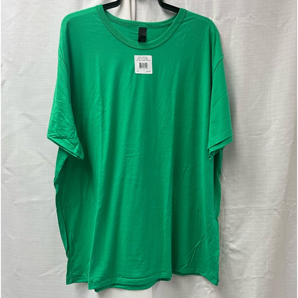 HANES GREEN TRIBLEND 3X TEE NWOT